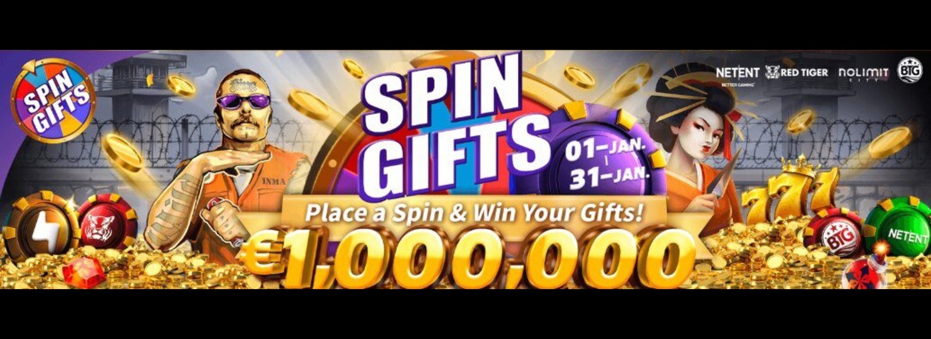 Evolution Live & Slots: Spin Gifts